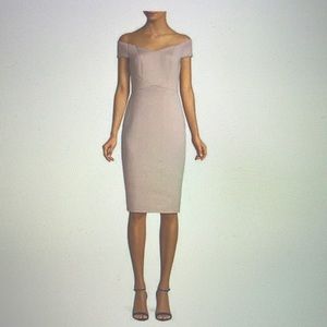 Eliza J blush sweetheart cocktail dress size 6